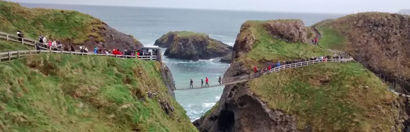 Mass Tourism in Ireland_Carrick-a-Rede Rope Bridge