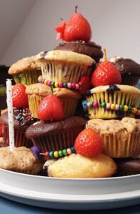 The Perfect Kid's Birthday Party Muffins w Bracelets