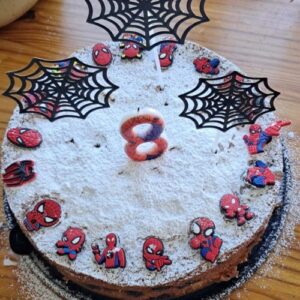 The Perfect Kid's Birthday Party Spiderman Cake